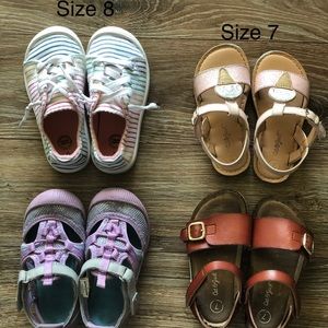 Toddler girl shoe lot